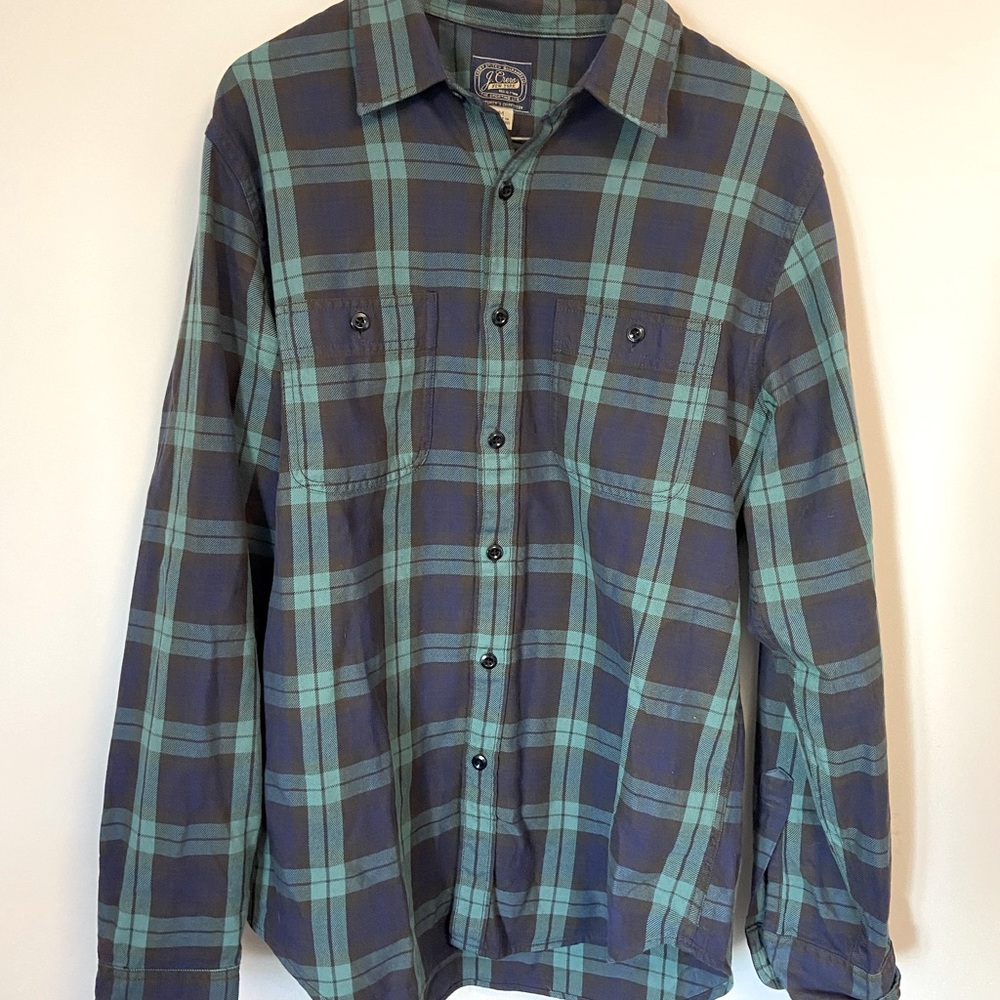 J crew. Long sleeve button up.